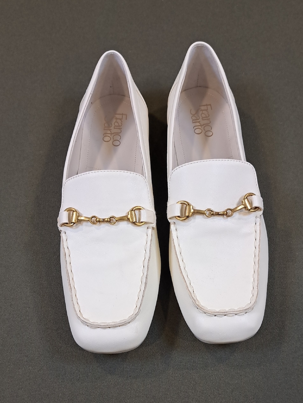 Franco Sarto Zerina Loafer - Color: Cream - Size: Women 10 - Picture 2 of 10